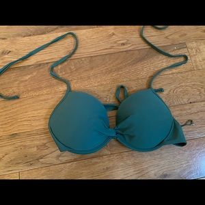 Green bikini top